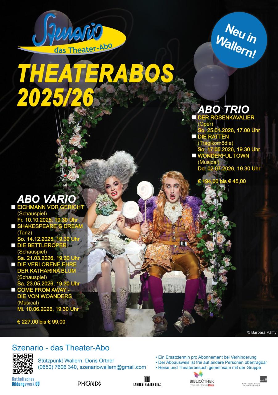 Neue Theaterabos 2025-26
