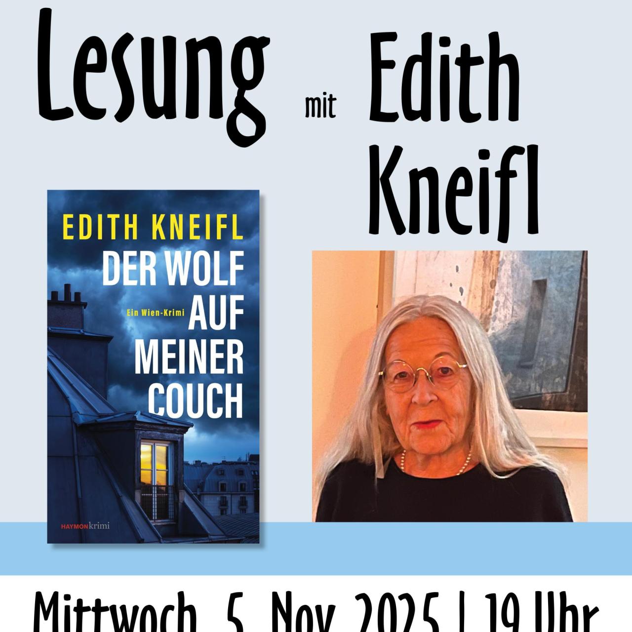 Lesung mit Edith Kneifl