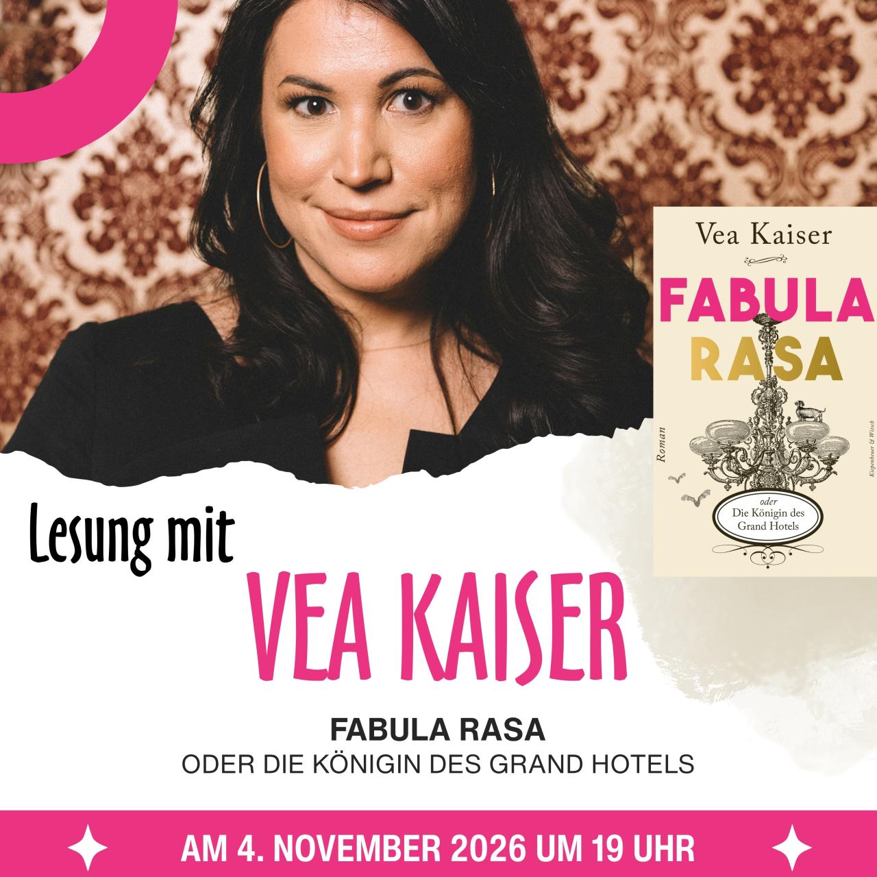 Lesung mit Vea Kaiser